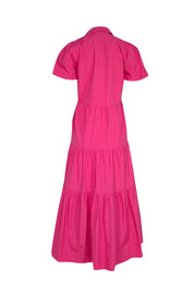 Brochu Walker - Hot Pink "Havana" Maxi Shirt Dress Sz S