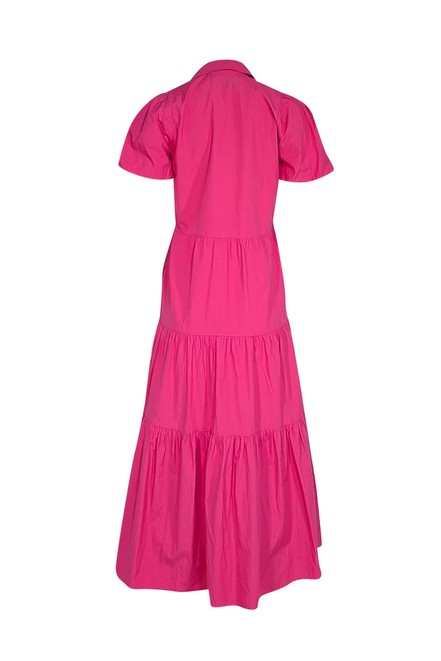 Brochu Walker - Hot Pink "Havana" Maxi Shirt Dress Sz S