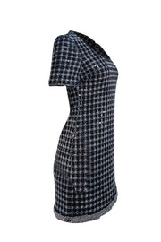 Simkhai - Black Beaded & Sequin Short Sleeve Mini Dress Sz 2