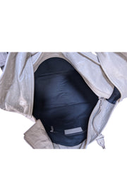 Balenciaga - Light Grey Leather Large City Shoulder Bag