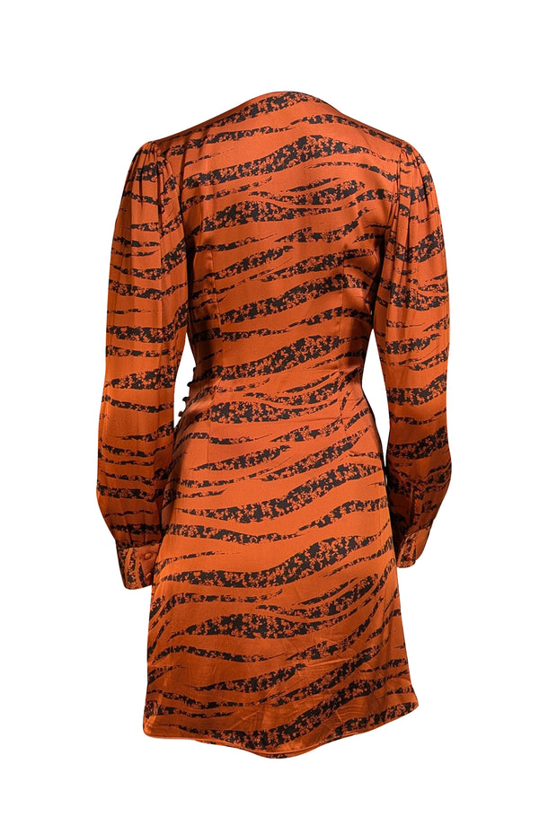 anine bing red silk dress Anine Bing Red Silk Dress