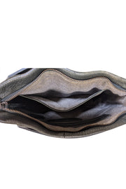 Elk - Green Pebbled Leather Crossbody Bag - Current Boutique