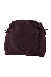 Gucci - Plum Purple Hysteria Suede Large Shoulder Bag