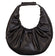 Staud - Black Leather Ruched Handbag