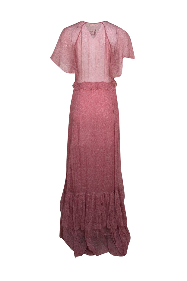 doen pink dress light silk chiffon and Pearl Pink Sky Blue Starry Mermaid Color:#2-Light Steel Blue