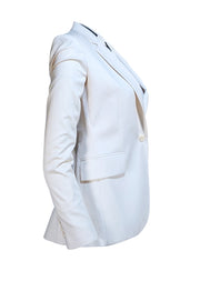 Theory - Ivory Single Button Blazer Sz 0 - Current Boutique
