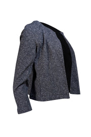 Eileen Fisher - Grey Cotton Blend Open Front Jacket Sz PP