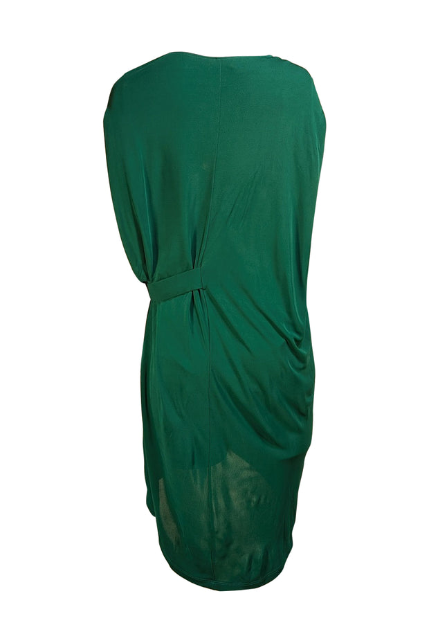 MSGM - Emerald Green Sleeveless High-Low Dress Sz 4 - Current Boutique
