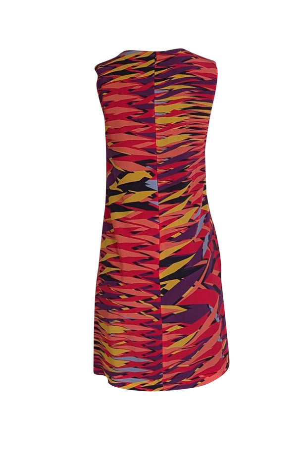 Missoni - Orange, Red, Purple, & Black Print Sleeveless Sheath Dress Sz S - Current Boutique