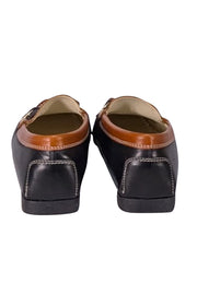 Tod's - Tan & Black Leather Loafers Sz 7