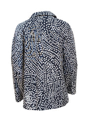 Lafayette 148 - Black & White Polka Dot Oversized Jacket Sz 2 - Current Boutique
