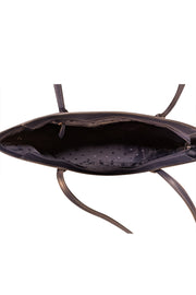 Kate Spade - Navy w/ White Floral Print Tote Bag - Current Boutique