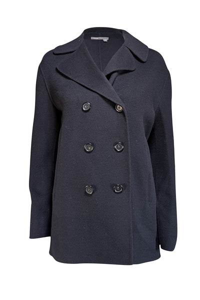 Vince - Dark Navy Wool Blend Peacoat Sz XS