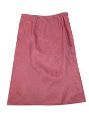 Prada - Pink Embellished Silk Bias Skirt Sz 10 - Current Boutique