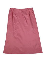 Prada - Pink Embellished Silk Bias Skirt Sz 10 - Current Boutique