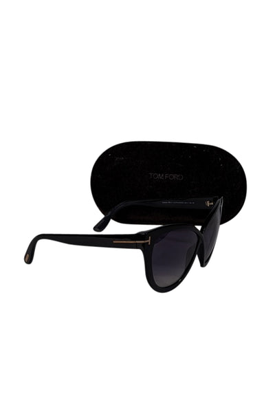 Tom Ford - Black Cat Eye "Arabella" Sunglasses - Current Boutique