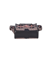 Kate Spade - Black, Beige, & Pink Floral Mini Crossbody Bag - Current Boutique