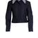 Carven - Navy & Red Jacquard Jacket Sz 8