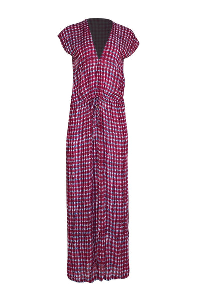 Tory Burch - Magenta Tie Dye Maxi Dress Sz XS - Current Boutique