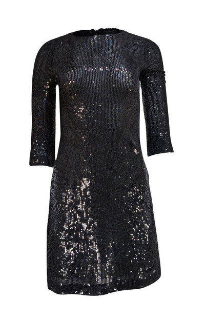 Tory Burch - Back Sequin Long Sleeve Mini Dress Sz XS - Current Boutique