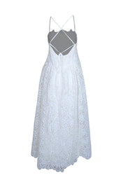 Jonathan Simkhai - White Floral Crochet Lace "Zayna" Dress Sz 6 Jonathan Simkhai - White Floral Crochet Lace "Zayna" Dress Sz 6