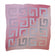 Givenchy - Pink & Grey Print Silk Scarf