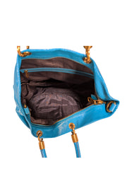 Marc by Marc Jacobs - Aqua Blue Patent Leather Satchel Bag