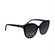 Burberry - Black Rounded Cat Eye Sunglasses