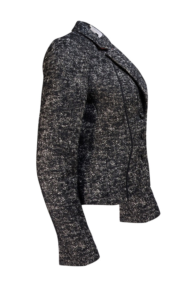 Hobbs - Black & White Wool Blend Blazer Sz 8