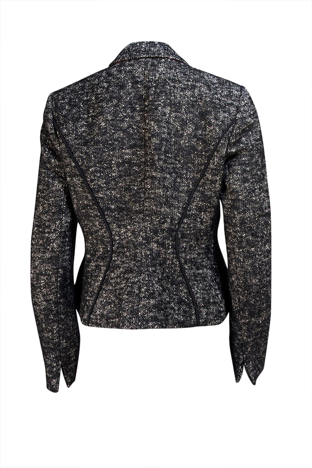 Hobbs - Black & White Wool Blend Blazer Sz 8