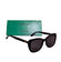 Bottega Veneta - Black Large Rounded Cat Eye Sunglasses