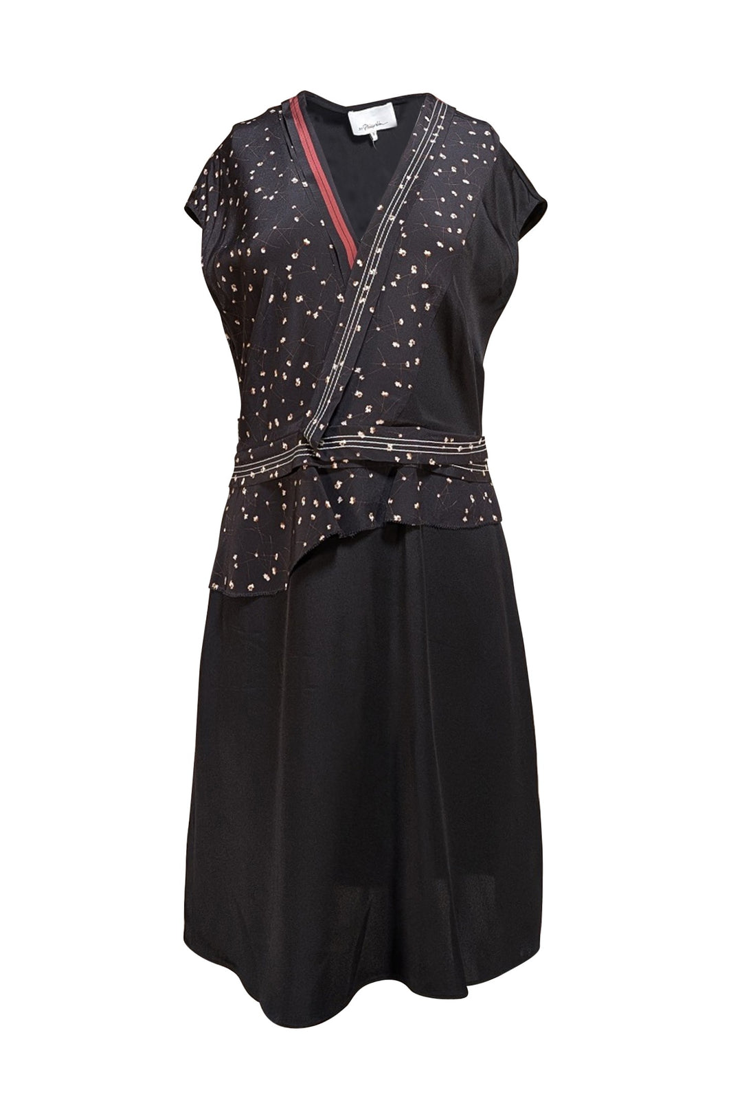 micro floral wrap mini dress Philip Lim