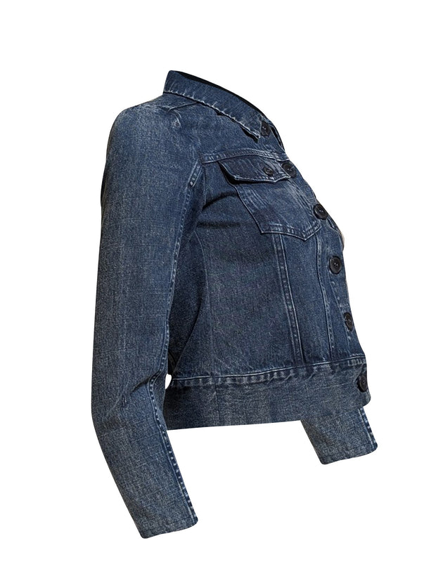 Sea New York - Dark Wash Denim Jacket Sz XS - Current Boutique