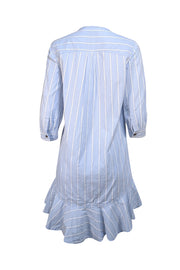 Derek Lam - Light Blue Striped Mini Dress Sz 4