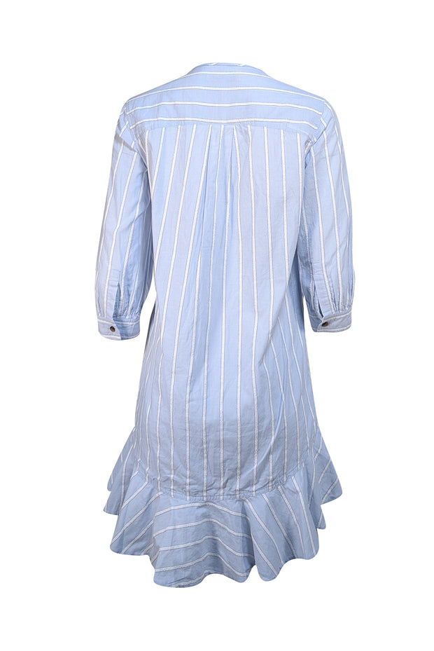Derek Lam - Light Blue Striped Mini Dress Sz 4