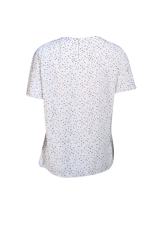 The Fold - White & Black Polka Dot Shirt Sz 10