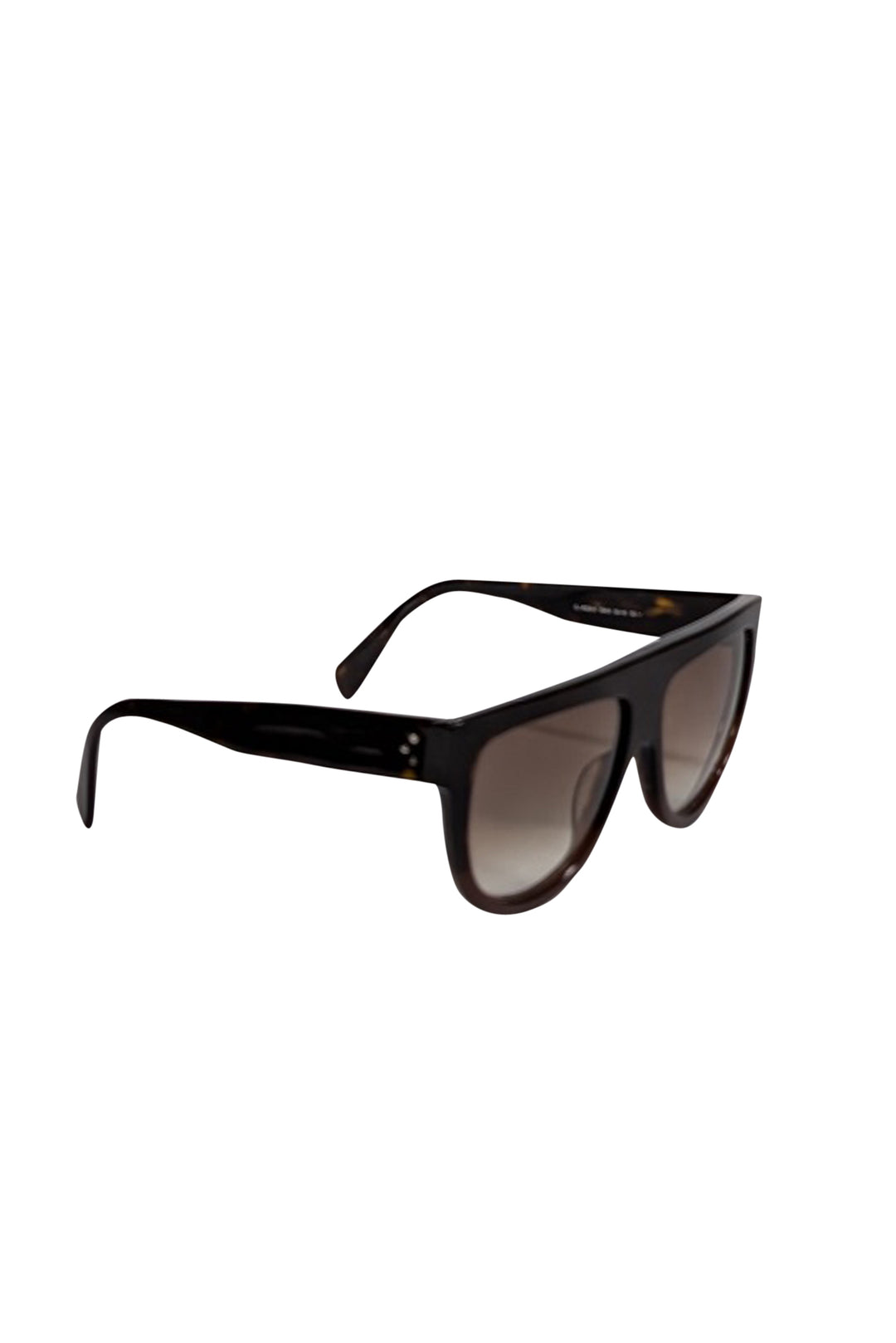 Celine - Dark Brown Tortoise Oversized Sunglasses display picture 3