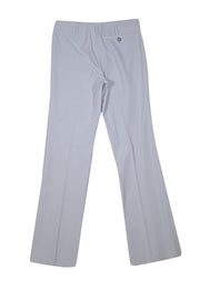 Prada - Ivory Slim Fit Trousers Sz 6 - Current Boutique