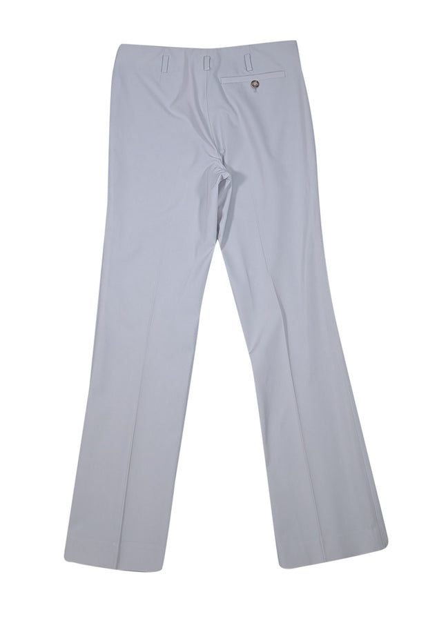Prada - Ivory Slim Fit Trousers Sz 6 - Current Boutique
