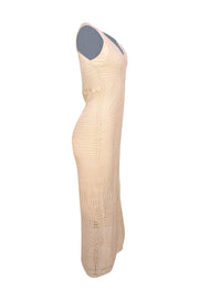 Rag & Bone - Beige Crochet Sleeveless Maxi Dress Sz S