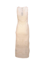 Rag & Bone - Beige Crochet Sleeveless Maxi Dress Sz S