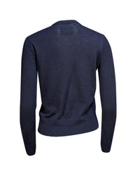 Zadig & Voltaire - Navy Merino Wool Cardigan Sz S - Current Boutique