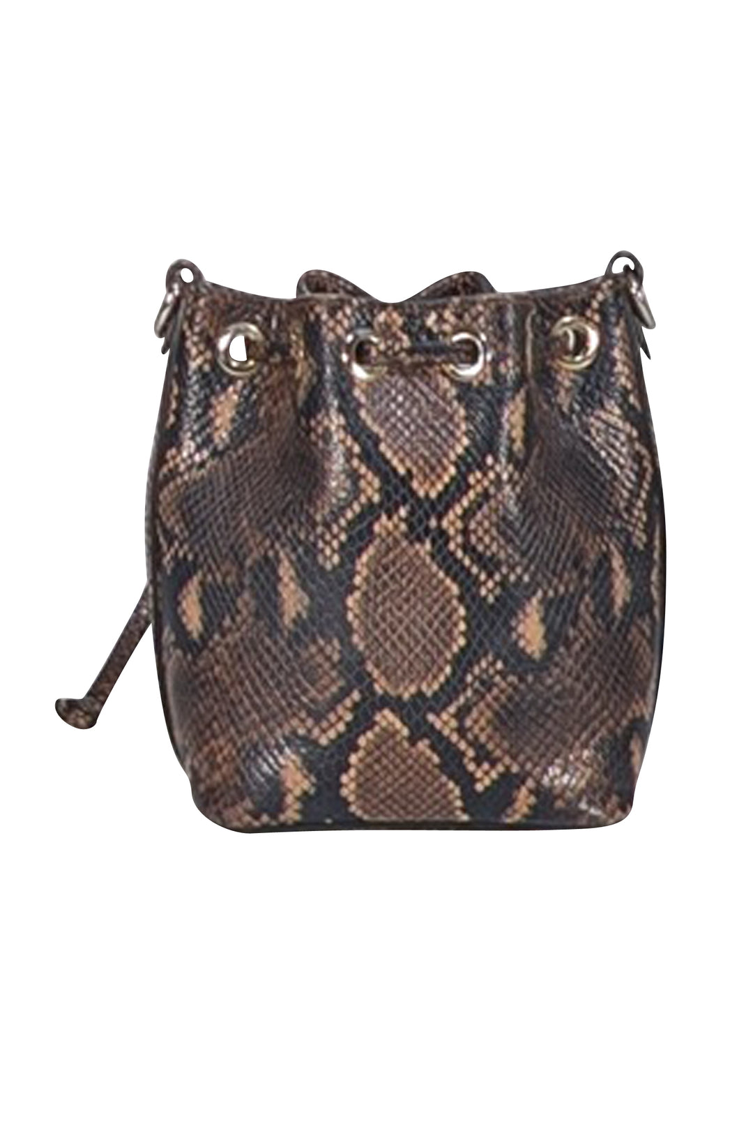 Valentino by Mario Valentino - Brown & Black Snake Skin Print