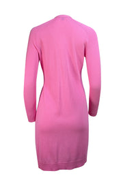 Lafayette 148 - Pink Longline Cardigan Sz S