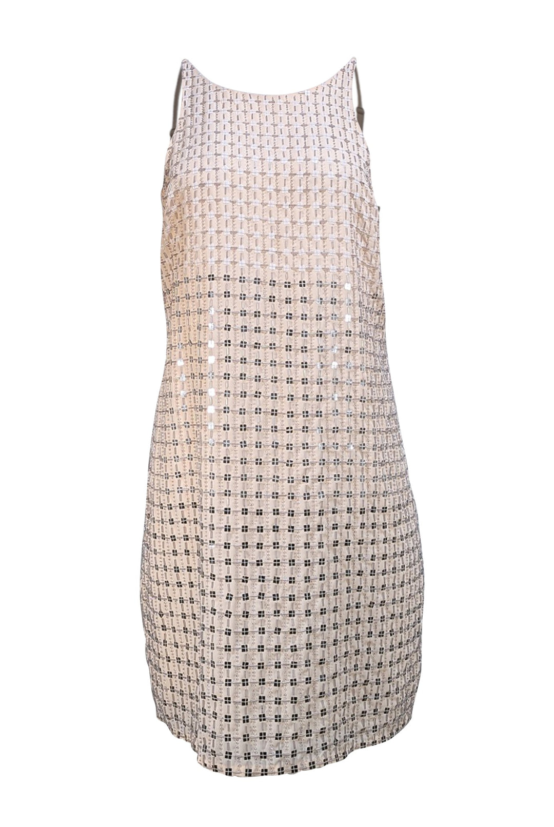 Parker - Light Pink Beaded Sleeveless Mini Dress Sz M Parker - Light Pink Beaded Sleeveless Mini Dress Sz M