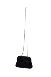 Loeffler Randall - Black Ribbed Bow Front Mini Bag