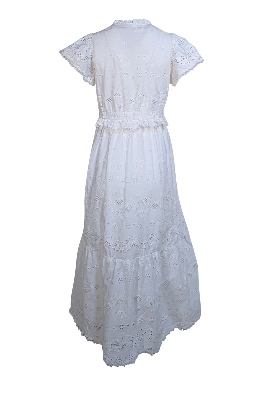 Shoshanna Varah Cotton Eyelet Dress - Optic White Shoshanna Varah Cotton Eyelet Dress - Optic White