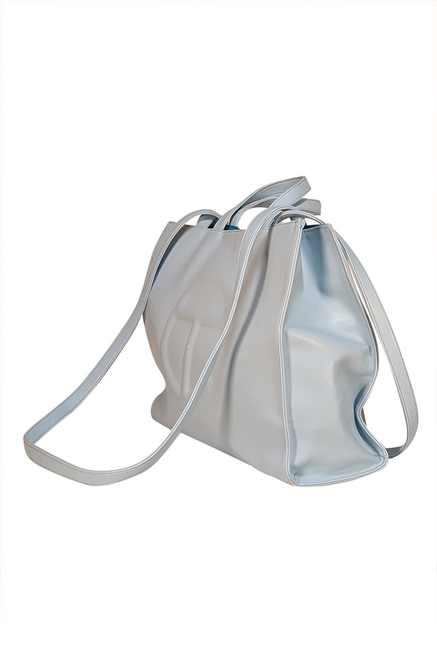 Telfar - Pale Blue Shopping Tote Bag - Current Boutique