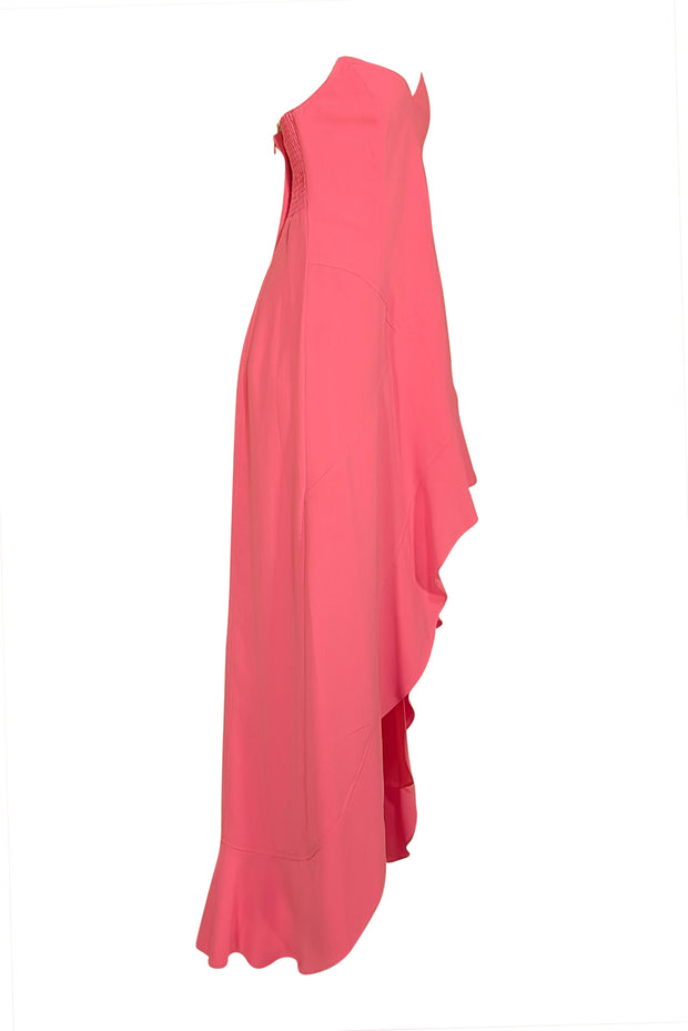 Amanda Uprichard - Bubble Gum Pink Strapless Formal Dress Sz L - Current Boutique