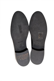 Bally - Black Leather Slip-On Loafers Sz 8.5 - Current Boutique